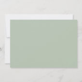 Delikates Script-Foto Ankündigung Datum freihalten (Rückseite)