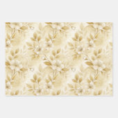 Delikates Set für Blumenwrapping Geschenkpapier Set (Vorderseite)