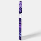 Delikates violettes Blütenmuster 🌸 dunklen Hinter Case-Mate iPhone Hülle (Rückseite / Rechts)