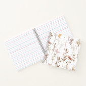 Delikates Wildblumengartenheft Notizblock (Innenseite)