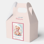 Delikatesse Aquarellwald Bär Gefallen Box Geschenkschachtel (Rückseite)