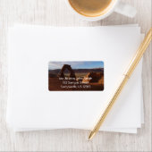 Delikatesse Arche II im Nationalpark Arches Adressaufkleber (Insitu)