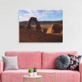 Delikatesse Arche II im Nationalpark Arches Leinwanddruck (Insitu (Wohnzimmer))