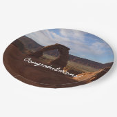 Delikatesse Arche II im Nationalpark Arches Pappteller (Schrägansicht)