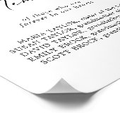 Delikatesse beim Gedächtnistraining Poster (Ecke)