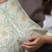 Delikatesse Grün Vintag-Gelbes Muster Morris Kissenbezug