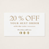 Delikatesse Peach agate dank Discount-Karte (Rückseite)