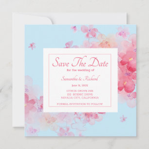 Delikatesse Wasserfarbe Bläserblau Save The Date