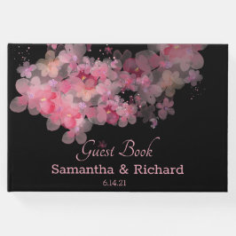 Delikatesse Wasserfarbe Rosa Blütenfarbe Gästebuch