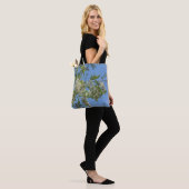 Delikatesse Weißer Rosengarten Blume Blüten Himmel Tasche (Am Model)