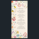 Delikatesse Wildblume Blumengarten Hochzeit Menükarte<br><div class="desc">Delikate Wildblume Blumengarten Hochzeitsmenü-Karte. Ideal für einen Garten, draußen oder boho fühlen! Die Blume sind getrocknet oder gepresst und in gedämpften Pastellfarben gehalten. Alle Formulierungen können geändert werden! Perfekt für jede Gelegenheit, Geburtstag, Verlobungsfeier, Abschluss, Ruhestand oder Brautparty. Weitere Änderungen finden Sie unter Anpassen dieser Vorlage. Am unteren Rand sehen Sie...</div>