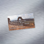 Delikatessen am Arche Nationalpark Magnetische Visitenkarte (Beispiel)