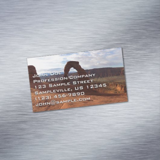 Delikatessen am Arche Nationalpark Magnetische Visitenkarte (Beispiel)