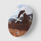 Delikatessen am Arche Nationalpark Runde Wanduhr (Winkel)