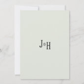 Delikatessen-Blumenarrangements in Elfenbein Einladung (Rückseite)