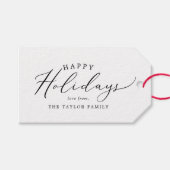 Delikatessen Familienurlaub Geschenkanhänger (Vorderseite (Horizontal))