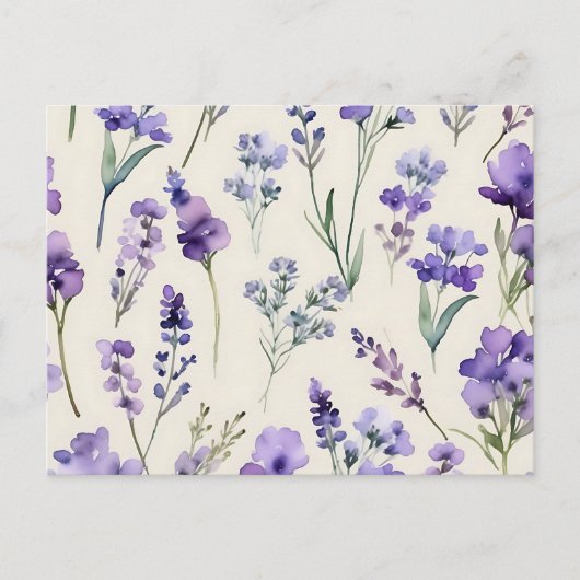 Delikatessen Lavender Dream Postkarte (Vorderseite)
