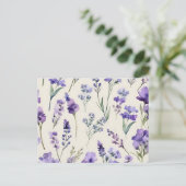 Delikatessen Lavender Dream Postkarte (Stehend Vorderseite)