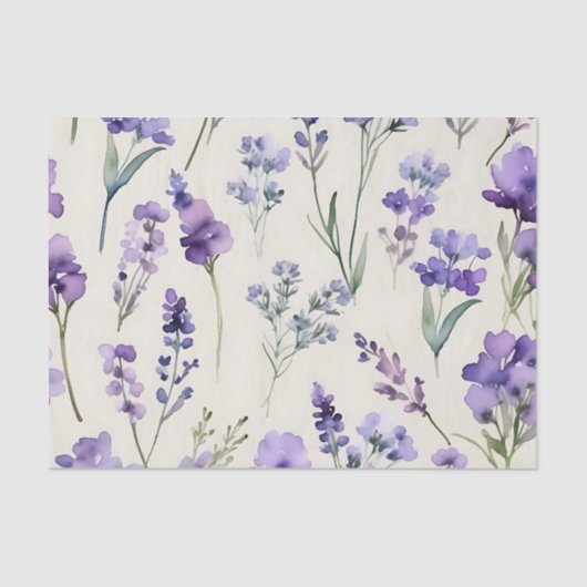 Delikatessen Lavender Dream Seidenpapier (Vorderseite)
