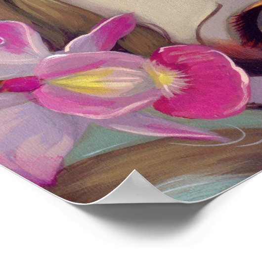 Delikatessen Orchid Meerjungfrau Art Print Poster (Ecke)