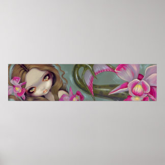 Delikatessen Orchid Meerjungfrau Art Print Poster
