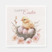 Delikatessen Osternest Ei & Chick Brunch Serviette (Vorderseite)