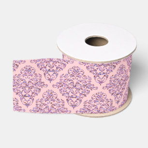 Delikatessen Rosa Ambrosia Elegant Royal Damask Ripsband