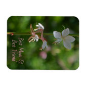 Delikatessen Rosa Blume Beste Mama Magnet (Horizontal)