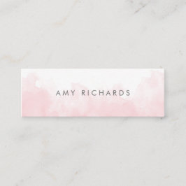 Delikatessen Rosa Wasserfarben Frische Pasta mache Mini Visitenkarte