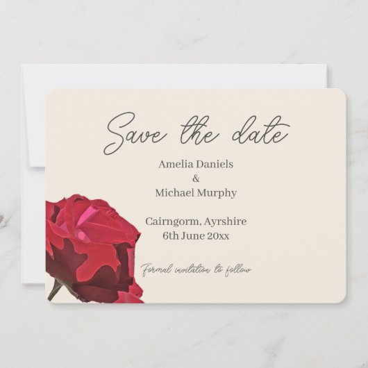 Delikatessen Save the Date (Vorderseite)