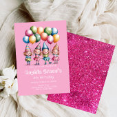 Delikatessen Wasserfarbene Gnome Girls Einladung