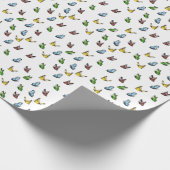 Delikatessen Whimsical Rustic Butterfly Summer Geschenkpapier (Ecke)