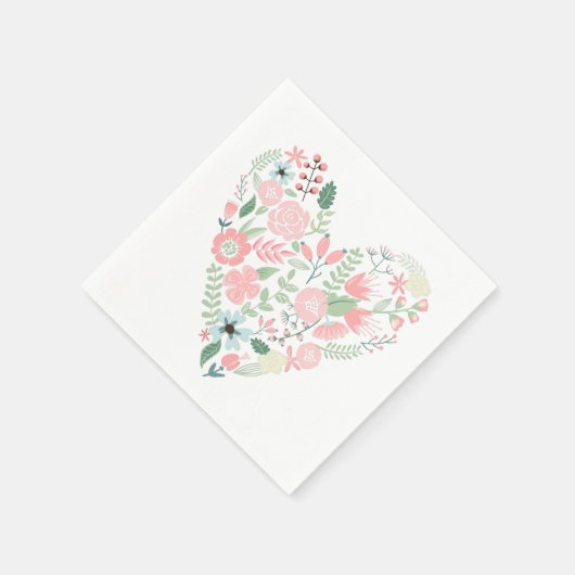 Delikatessenherz Serviette (Ecke)