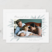 Delikatessenkarte im Winter Feiertagskarte (Vorne/Hinten)