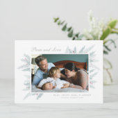 Delikatessenkarte im Winter Feiertagskarte (Stehend Vorderseite)