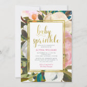 Delikatessenwasser | Baby Sprinkle Einladung (Vorderseite)