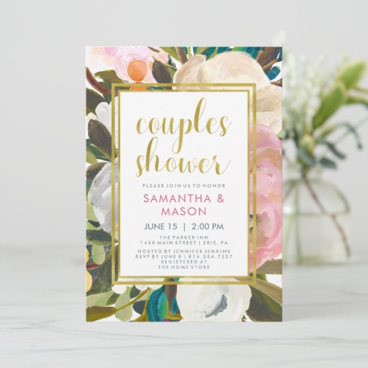 Delikatessenwasser | Dusche Einladung (Stehend Vorderseite)