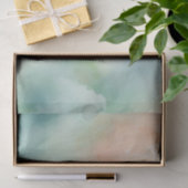 Delikatfarbener Hintergrund mit pastellfarbenem Wa Seidenpapier (Geschenk)