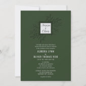 Delikatfolie | Tiefstand | Einladung zur Hochzeit (Vorderseite)