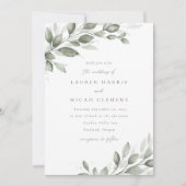 Delikatgrün Einladung (Vorderseite)