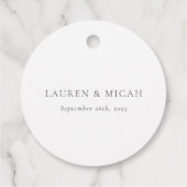 Delikatgrün Geschenkanhänger (Rückseite)