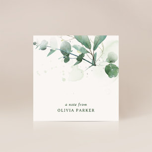 Delikatgrün Mitteilungskarte