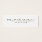 Delikatgrün | Online-Karte für Hochzeiten (Rückseite)