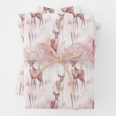 Delikathirsche auf Weihnachtsverpackung Geschenkpapier Set (Beispiel)