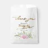 Delikatkalligraphie | Danke Brautparty Geschenktütchen (Vorderseite)