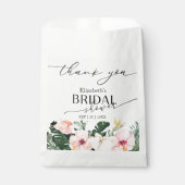 Delikatkalligraphie | Danke Brautparty Geschenktütchen (Vorderseite)