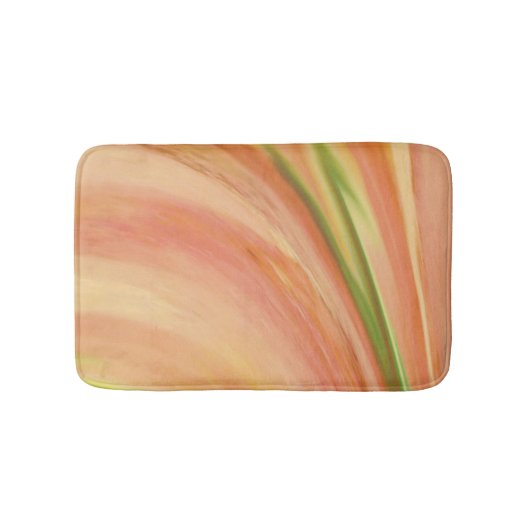 Delikatpfirsich Badematte (Vorderseite)