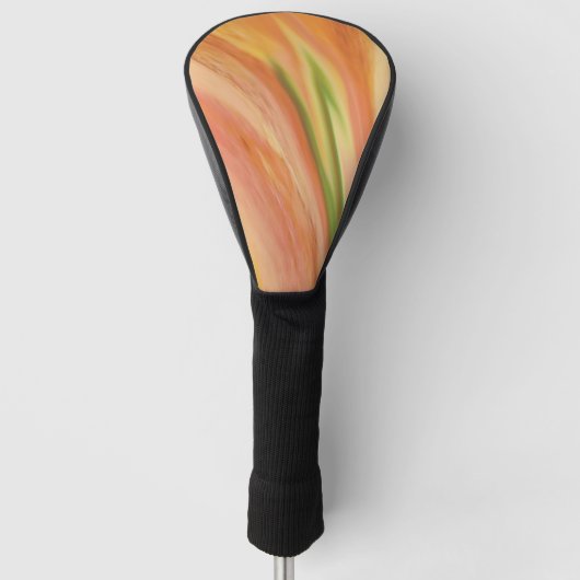 Delikatpfirsich Golf Headcover (Vorderseite)