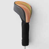 Delikatpfirsich Golf Headcover (angewinkelt)