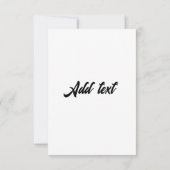 Delikatrosa Lilien Hochzeitsrahmen Einladung (Rückseite)